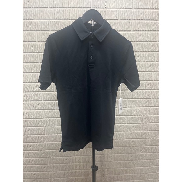 Free Assembly Other - Free Assembly Mens Luxe Everyday Polo Shirt Black Soot XS FAMKT00438SP25A NEW